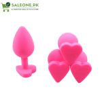 Pink Heart Shaped Anal Plug