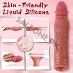 Reusable 8.6 Silicone Cock Sleeve Enlarger - Image 2