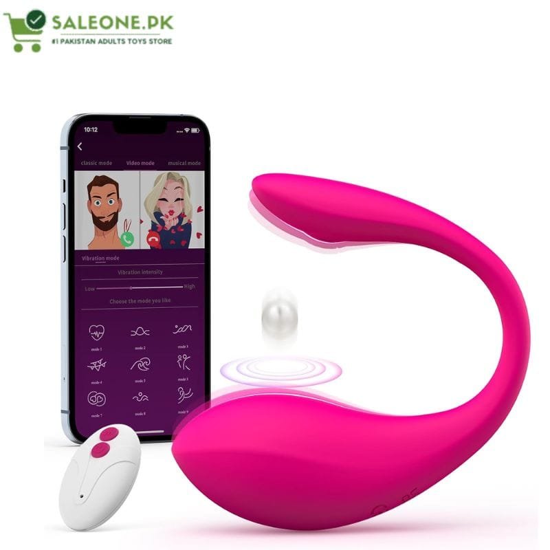 15-5.jpg Sangonomiya Pink Long Distance Mini Vibrator | App & Remote Control - Image 1