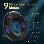 Luxonia App-Control Vibrating Cock Ring | Heating Male Toy - Image 6