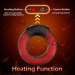 Luxonia App-Control Vibrating Cock Ring | Heating Male Toy - Image 5