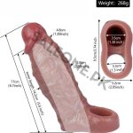 6.7 Inch Realistic Silicone Penis Extender | GlenForte  - Image 4