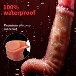 8.5 Inch Soft Silicone Dildo Jerkable Skin | Realistic Feel - Image 6