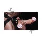 6 inch Men's Strap on Realistic Dildo - Image 2