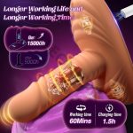 3-in-1 Realistic Thrusting Dildo - Image 2