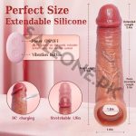 FYSHAVO 4IN1 Realistic Cock Sleeve Vibrator - Image 3