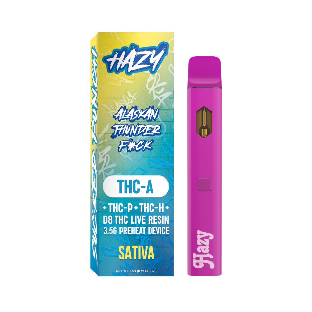 Alaskanthunder.webp Hazy THC-A Live Resin 3.5g Disposable Vape In Pakistan - Image 1