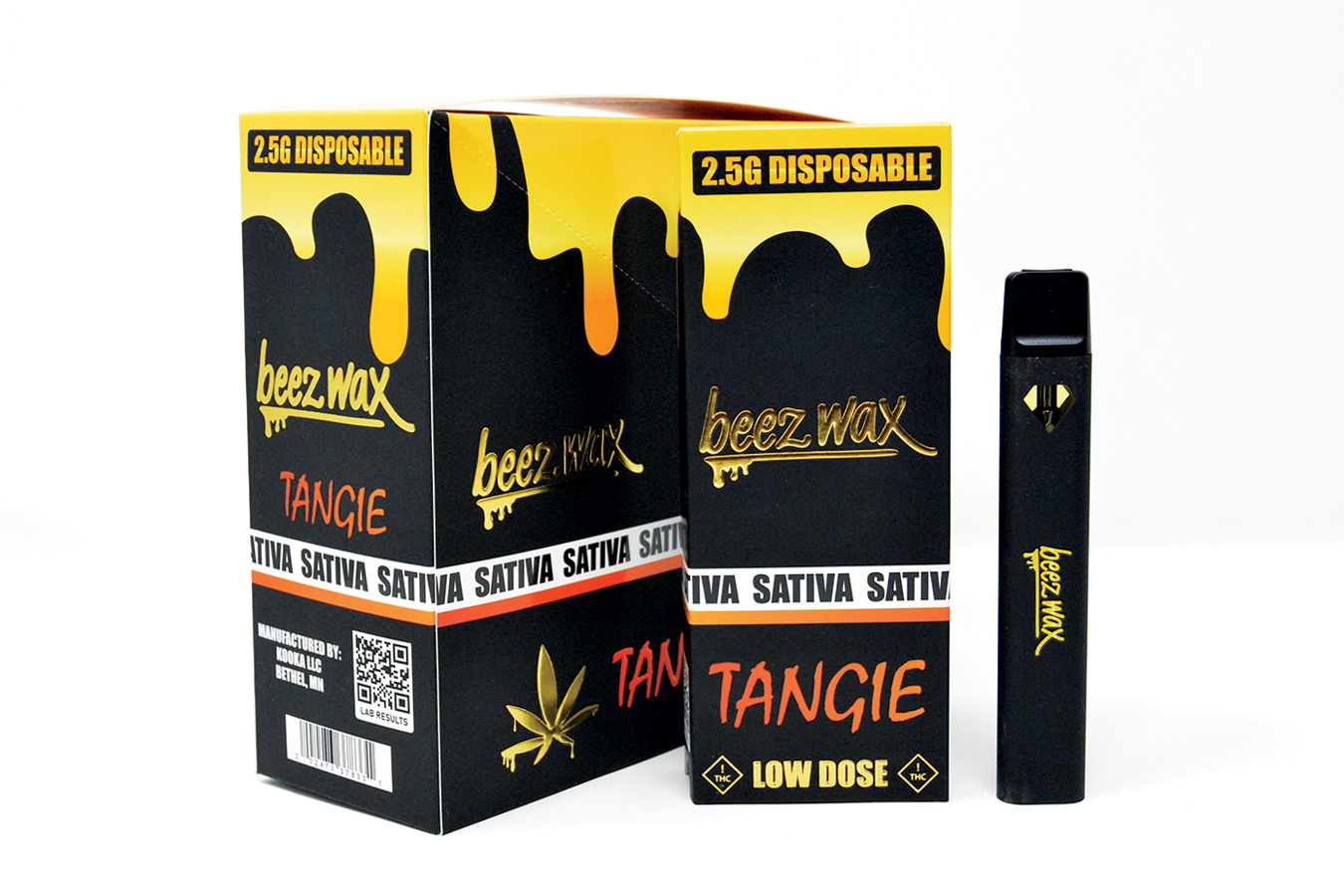 Beezwax-Tangie-THC-Disposable-00.jpg Beezwax THC Disposables Vape In Pakistan - Image 1