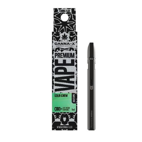 Canna-X-Live-Terpenes-CBD-Disposable-Vape-Sour-Chem.jpg Canna-X Live Terpenes & CBD Disposable Vape Sour Chem - Image 1