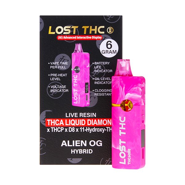 Lost-THC-THCA-Liquid-Diamond-Disposable-6g-3.jpg Lost THC 6g Disposable Vape In Pakistan - Image 1