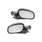 Manual Door Mirror For Honda Civic, Black Textured