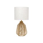 Milo Brass And Black Metal Lamp Ø18cm x 30cm