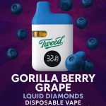 Tweed Gorilla Berry Grape Liquid Disposable Vape In Pakistan
